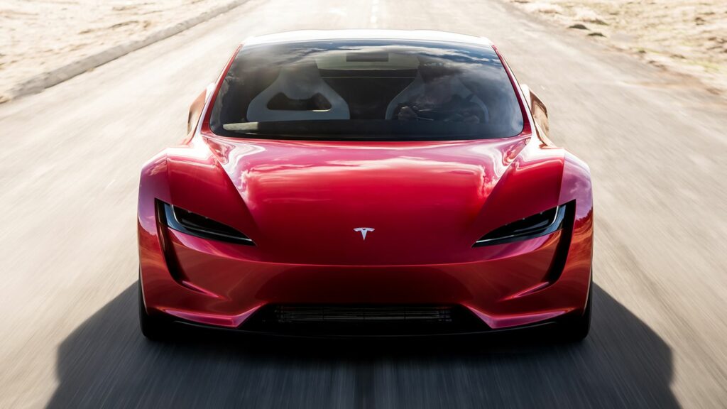 tesla roadster thrusters