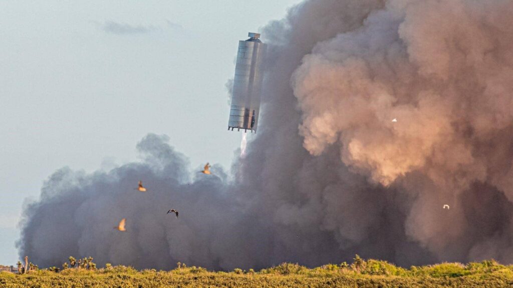 starship takes one giant leap