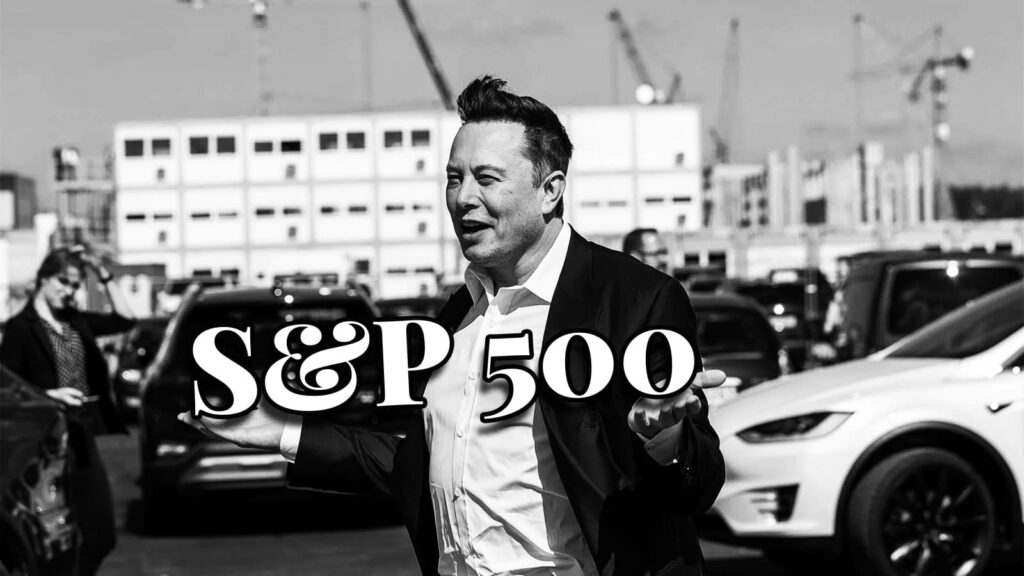 tesla joining sp 500