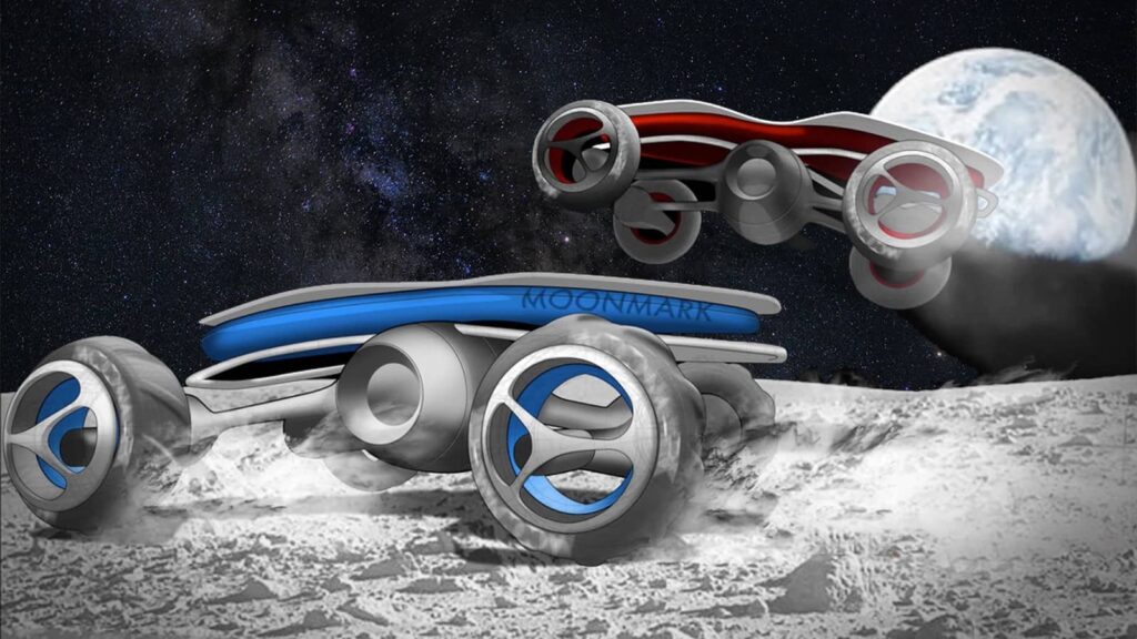 racing rc cars on the moon